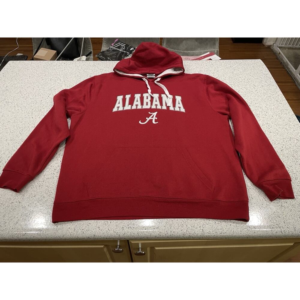Alabama Crimson Tide Hoodie XL Red NCAA Pullover Sweatshirt